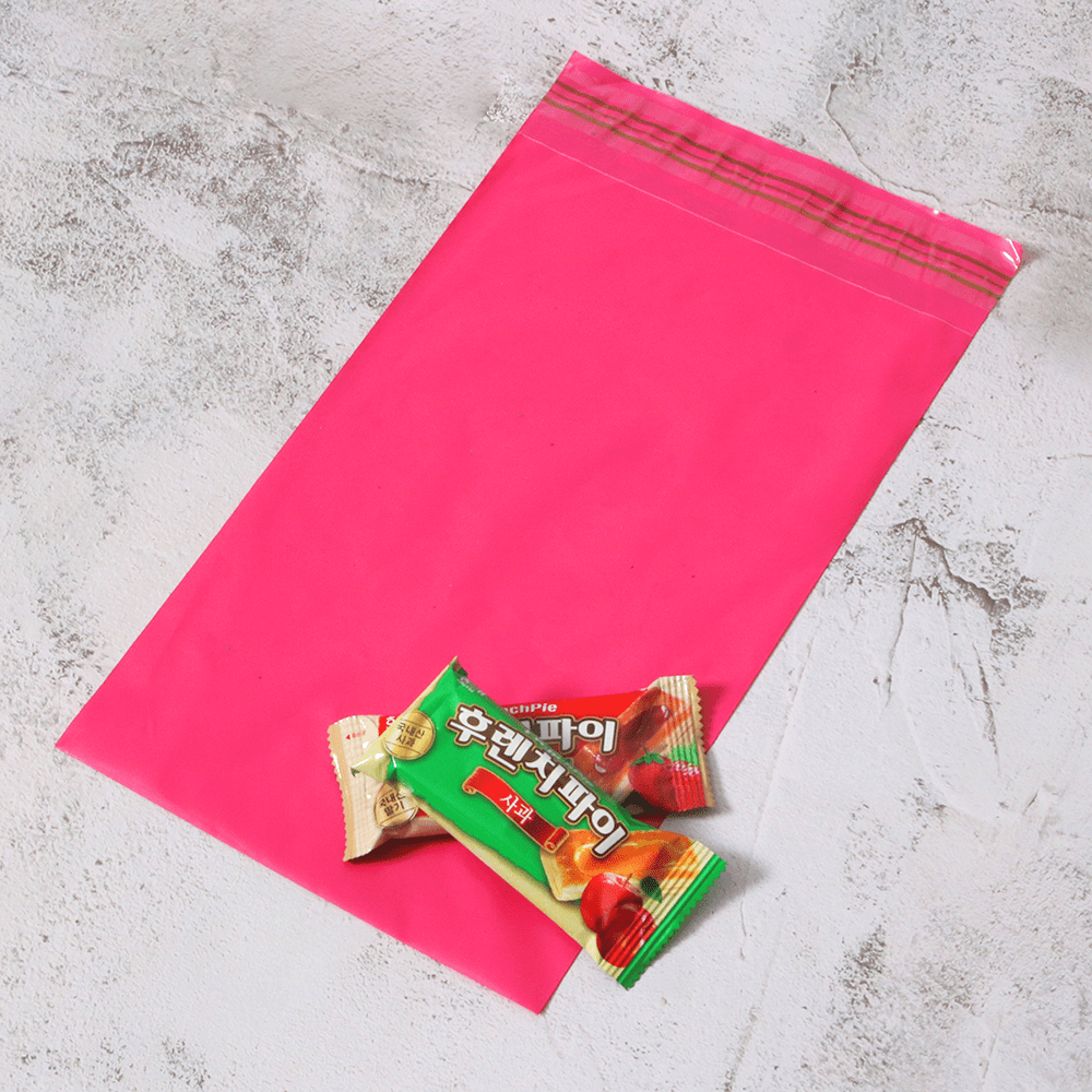 안박스 HDPE택배봉투(진핑크24cmX32cm)