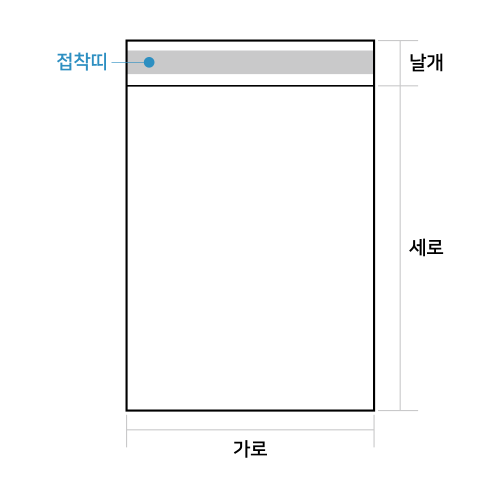 안박스 HDPE택배봉투(그레이32cmX40cm)